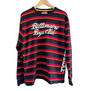 Billionaire Boys Club BBC Men's Sz XL Red Blue Yellow Striped Odyssee L/S Shirt